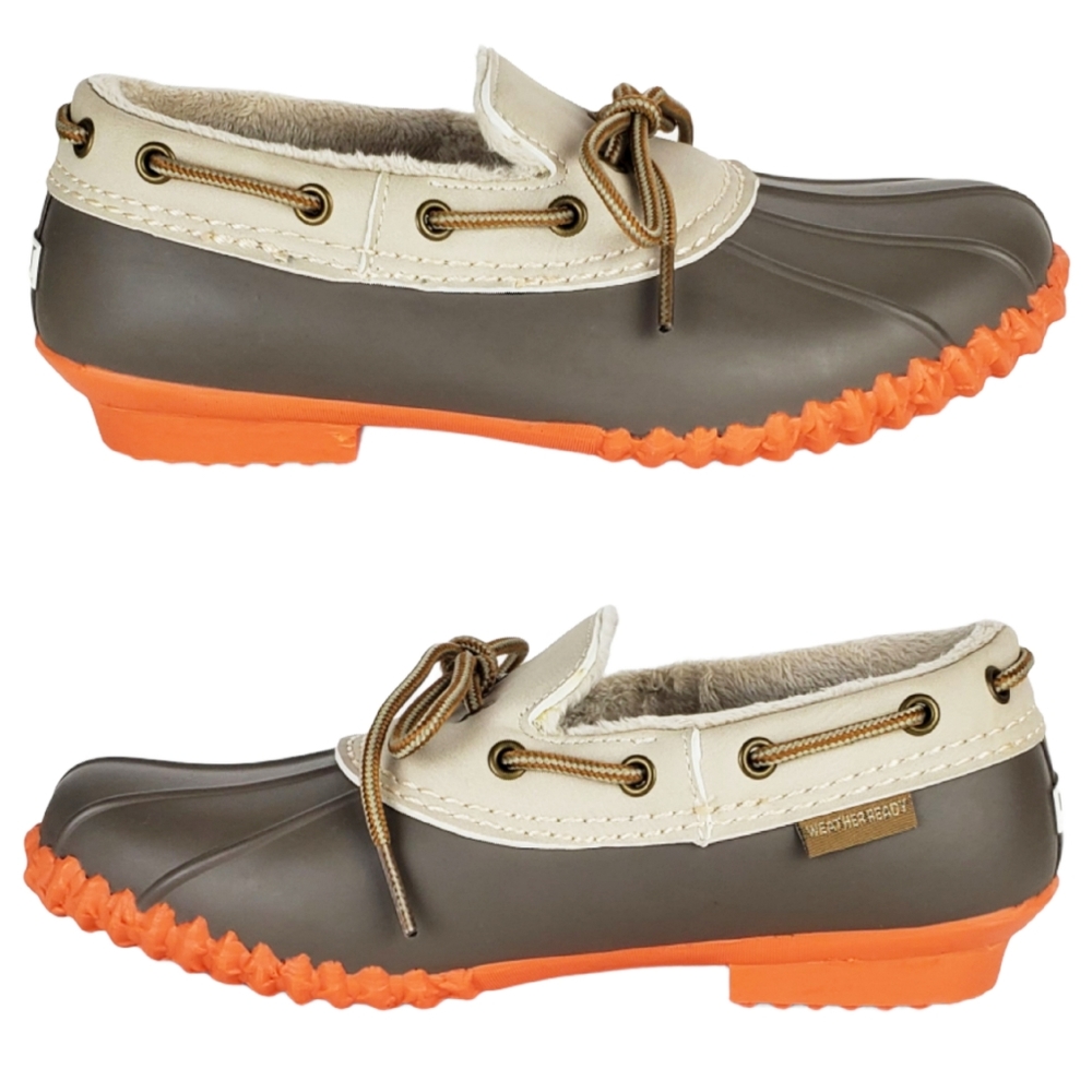New JBU jambu gwen slip on duck shoes taupe coral
